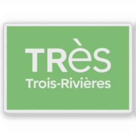Logo der Stadt Trois-Rivières, Quebec, Kanada Aufkleber