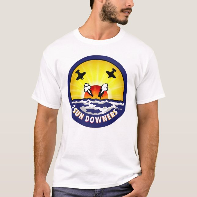 Logo der Sundowners Vf-111 T-Shirt (Vorderseite)