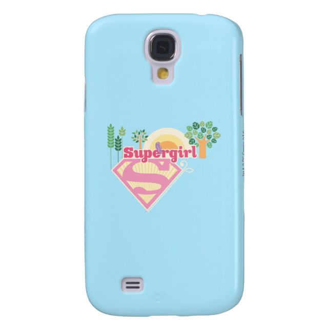 Logo der Supergirl Nature Case-Mate Samsung Galaxy Hülle (Rückseite)