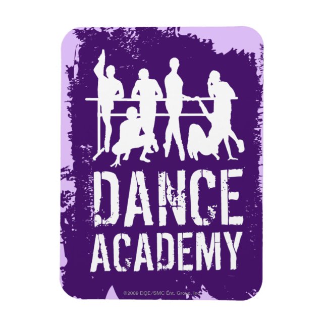 Logo der Tanzakademie für Silhouetten Magnet (Vertikal)