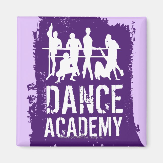 Logo der Tanzakademie für Silhouetten Magnet (Vorne)
