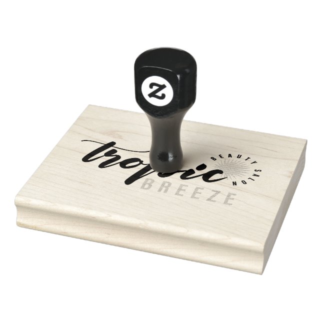 Logo der Tropenholzfirma Gummistempel (Stempel)