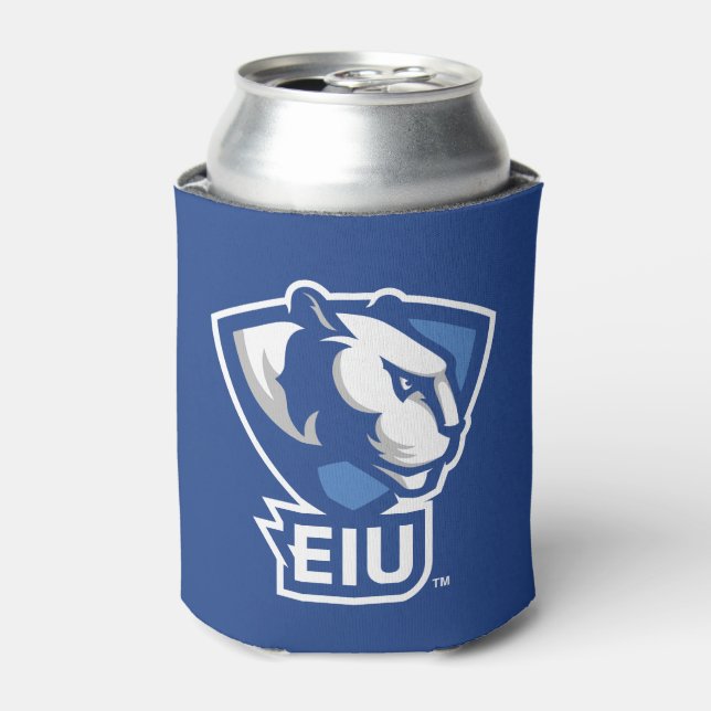 Logo der University Panthers von Eastern Illinois Dosenkühler (Kanne Vorderseite)