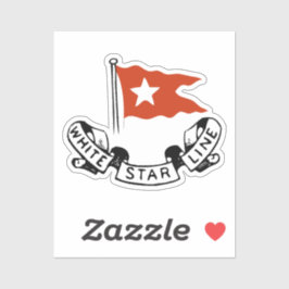Logo der White Star Line Aufkleber