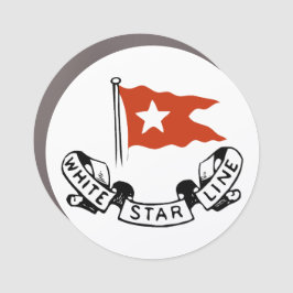 Logo der White Star Line Auto Magnet