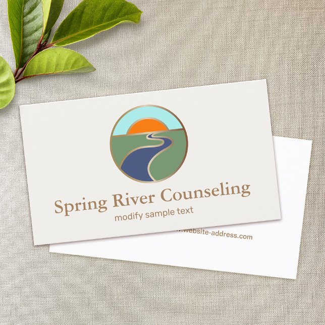 Logo der "Windend River Sunset Horizon Counselors" Visitenkarte (Von Creator hochgeladen)