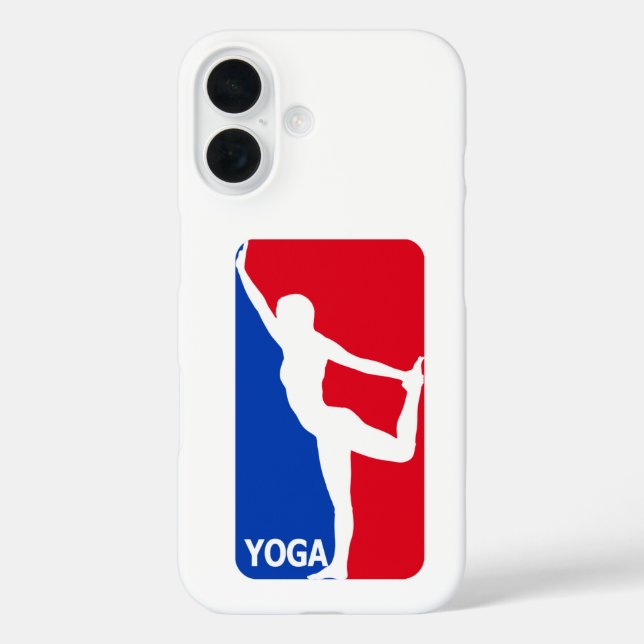 Logo der Yoga League Custom iPhone 16 Hülle (Rückseite)