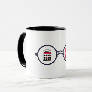 "Logo des begabten Buchhalters" Tasse