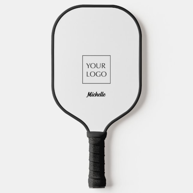 Logo des benutzerdefinierten Namensteams Pickleball Schläger (Vorderseite)