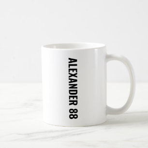 Logo des benutzerdefinierten Sportteams mit der Na Kaffeetasse
