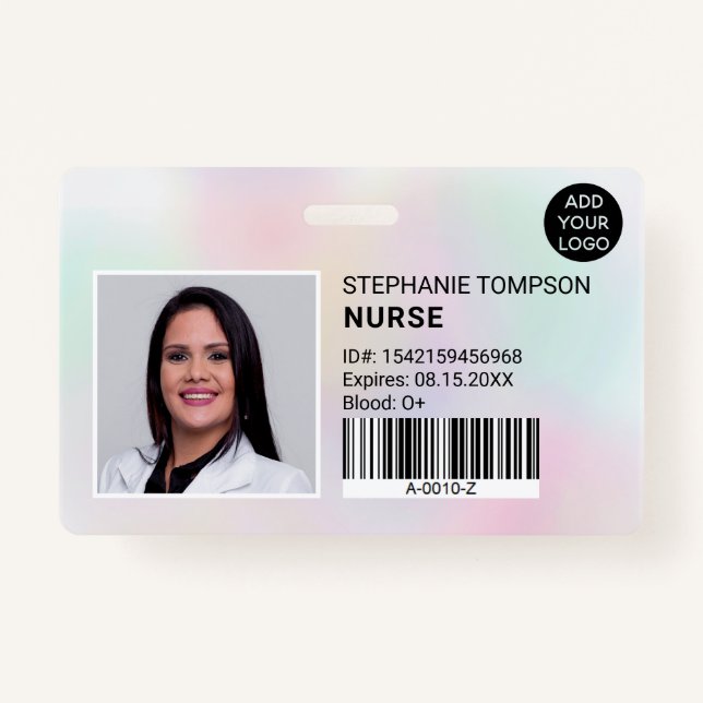 Logo des beruflichen Krankenschwestern und Kranken Ausweis (Vorderseite)