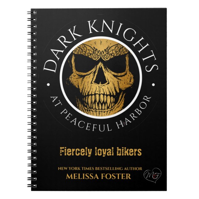 Logo des Chevaliers noirs 6,5 po x carnet en spira (Devant)