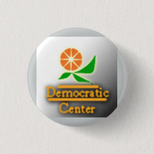 Logo des Demokratischen Zentrums für das Party Button