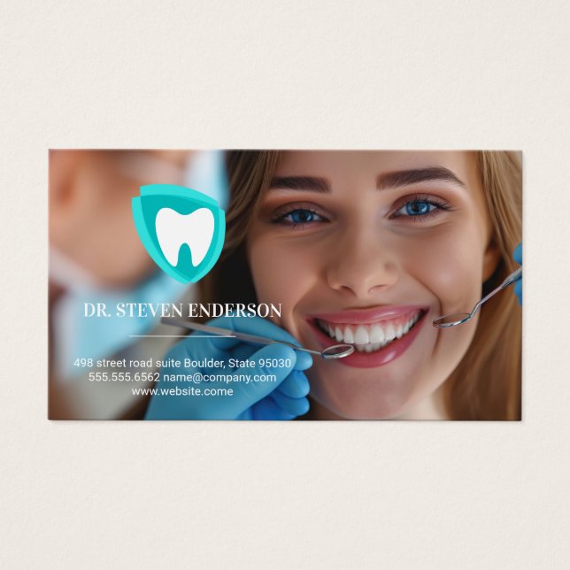 Logo des dents | Dentiste Dents de nettoyage (Devant)