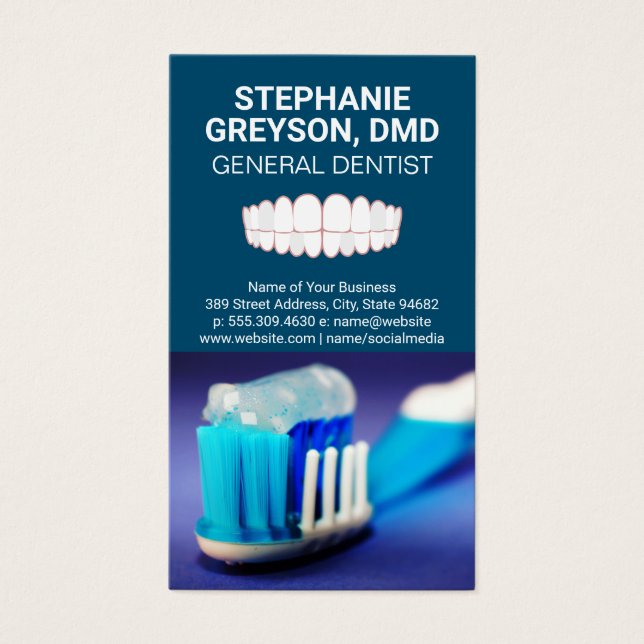 Logo des dents et des pinceaux | Icône Teeth (Devant)