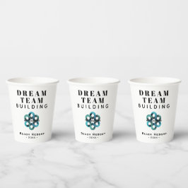 Logo des Dream Team Gebäude Company Pappbecher