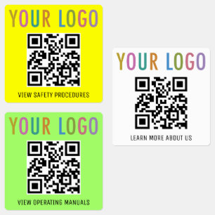 Logo des Étiquettes de code QR étanche pour la con