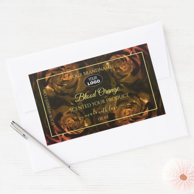 Logo des Étiquettes de produits Rose Daroming Red  (Enveloppe)