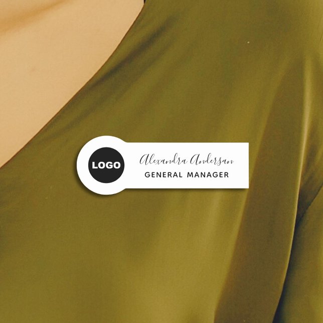 Logo des Firmenpersonals Mitarbeiter-ID Magnetic Namensschild (Company Logo Employee Safety Pin or Magnetic Name Tag)