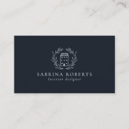 Logo des Hauses, Innenausstatter, Tiefsee Visitenkarte