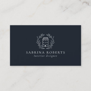 Logo des Hauses, Innenausstatter, Tiefsee Visitenkarte