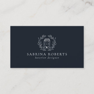 Logo des Hauses, Innenausstatter, Tiefsee Visitenkarte