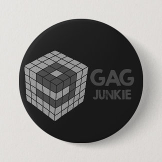 Logo des Junkien 9gag im Würfel Button