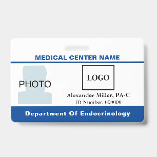 Logo des Krankenhauses Medical Center Barcode-Foto Ausweis