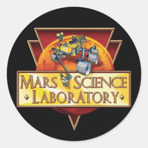 Logo des Labors für die wissenschaftliche Mars Runder Aufkleber