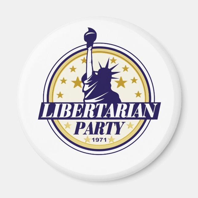 Logo des liberalistischen Party Magnet (Vorne)