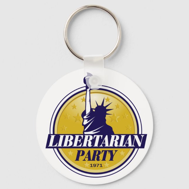 Logo des libertären Party Schlüsselanhänger (Vorderseite)