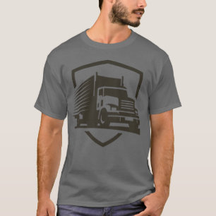 Logo des Lkw-Fahrers Personalisieren des T - Shirt