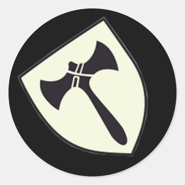 Logo des Luftwaffe WW2 Runder Aufkleber (Vorderseite)