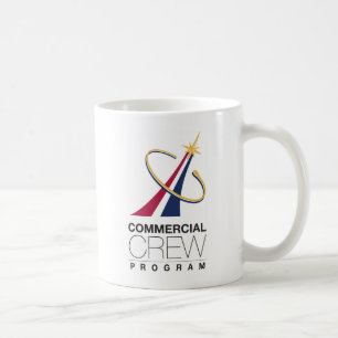 Logo des NASA-Programms für Kommerzielle Crew Kaffeetasse