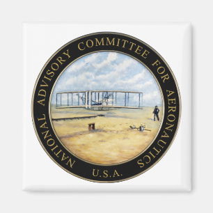 Logo des National Advisory Committee for Aeronauti Magnet