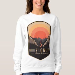 Logo des Nationalparks Zion Sweatshirt