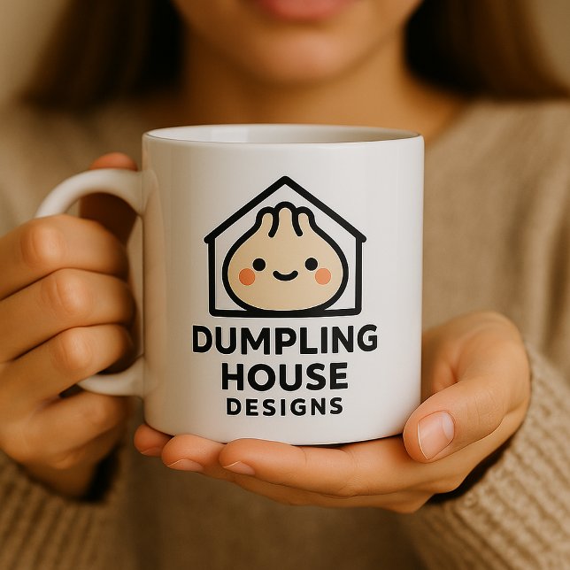 Logo des niedlichen Dumpling House Kaffeetasse (Von Creator hochgeladen)