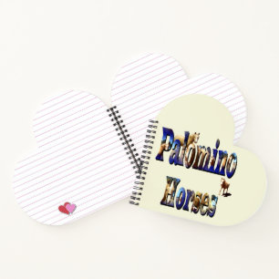 Logo des Palomino Horses Picture Notizbuch