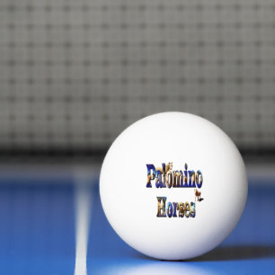Logo des Palomino Horses Picture Tischtennisball