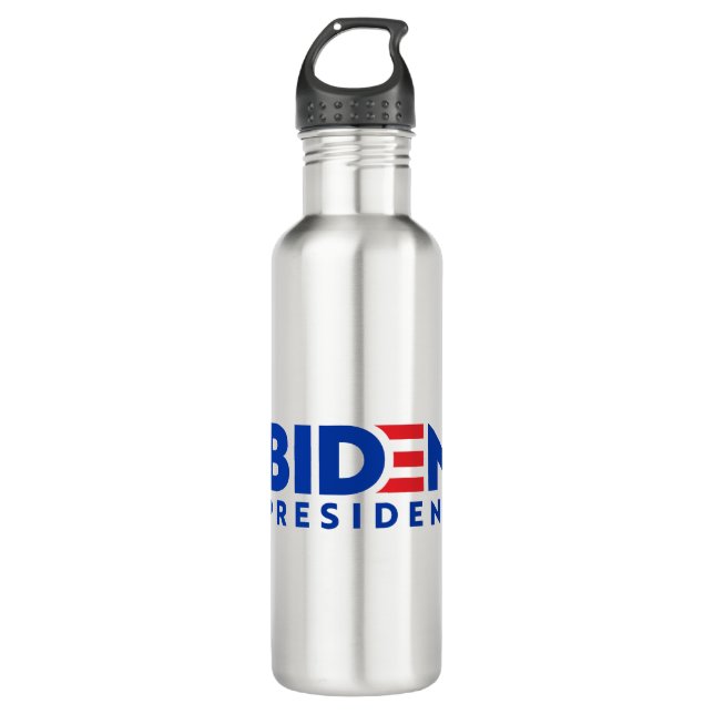 Logo des Präsidenten Edelstahlflasche (Vorderseite)