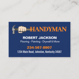 Logo des professionellen Handwerker-Reparaturservi Visitenkarte