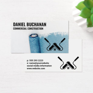 Logo des rouleaux de peinture   Mur peint