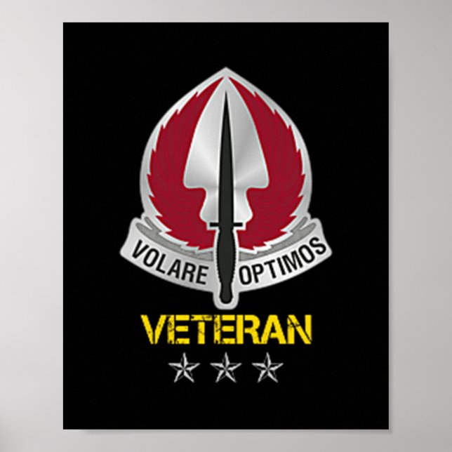Logo des Special Operations Aviation Command Veter Poster (Vorne)