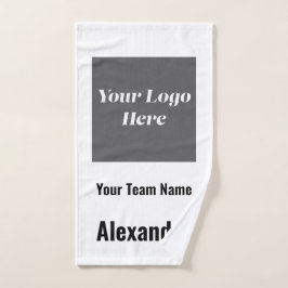 Logo des speziell für den Sport bestimmten Teams, Handtuch