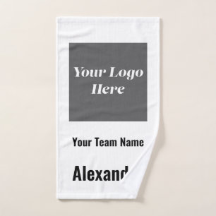 Logo des speziell für den Sport bestimmten Teams, Handtuch