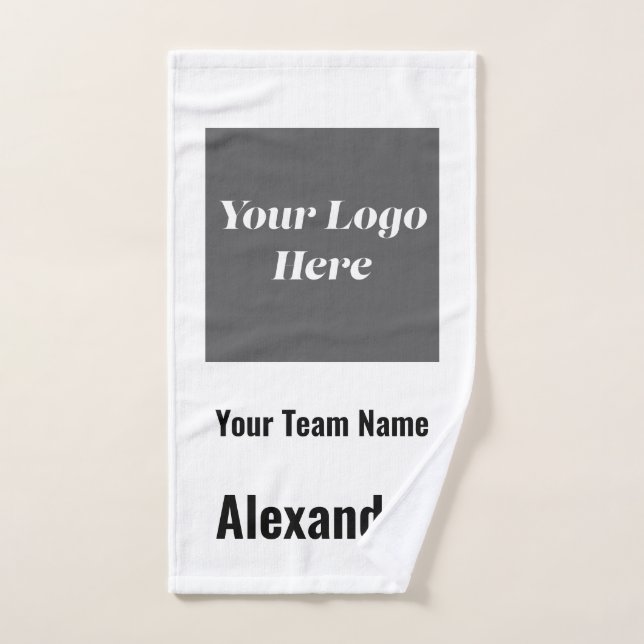Logo des speziell für den Sport bestimmten Teams,  Handtuch (Handtuch)