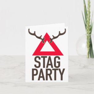Logo des Stag Party Einladung