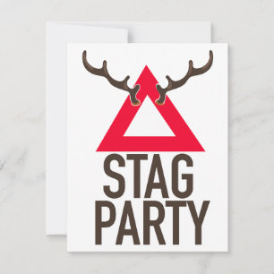 Logo des Stag Party Einladung