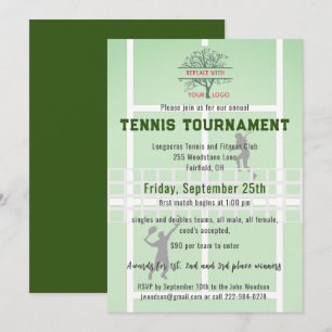 Logo des Tennis Club Turniers Einladung
