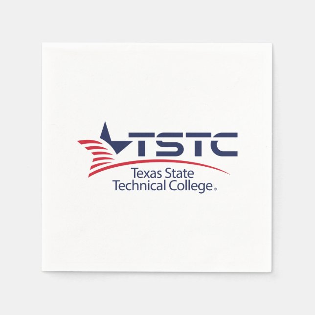 Logo des Texas State Technical College Serviette (Vorderseite)